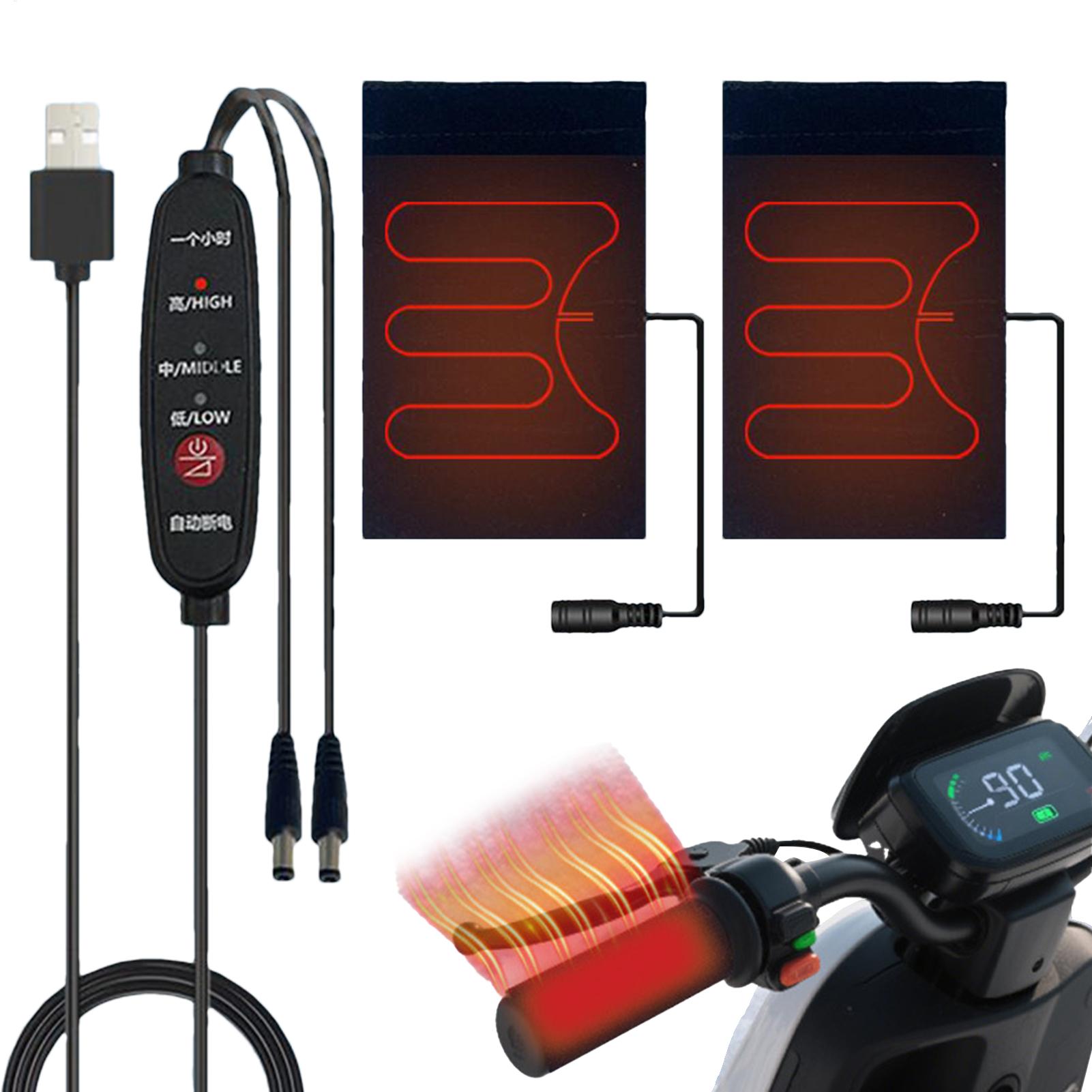 5V 가열식 오토바이 그립 USB 가열식 핸들바 그립  - Handlebar Grip Heated 리뷰 및 가격