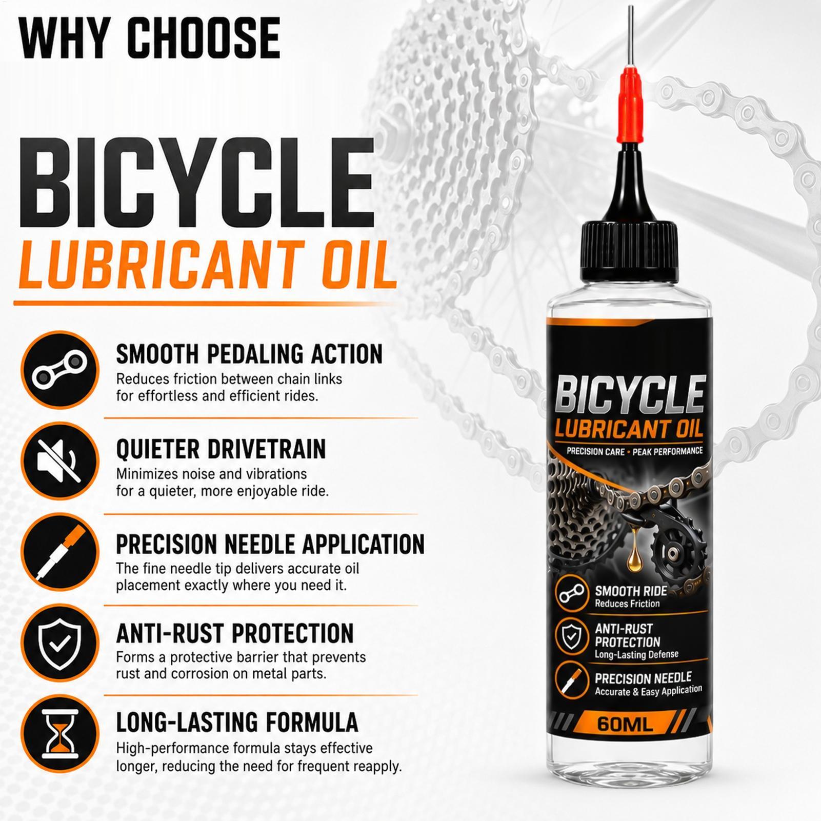 자전거 체인 윤활유 60ml 자전거 유지 보수 그리스  - Motorcycle Gear Oil For Chain 리뷰 및 가격