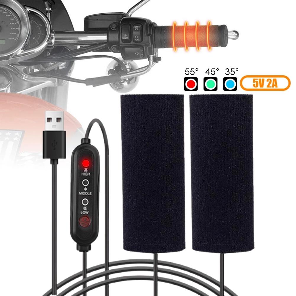 12V 3단 기어 오토바이 열선 핸들 그립 조절 가능한 - Handlebar Grip Heated 리뷰 및 가격