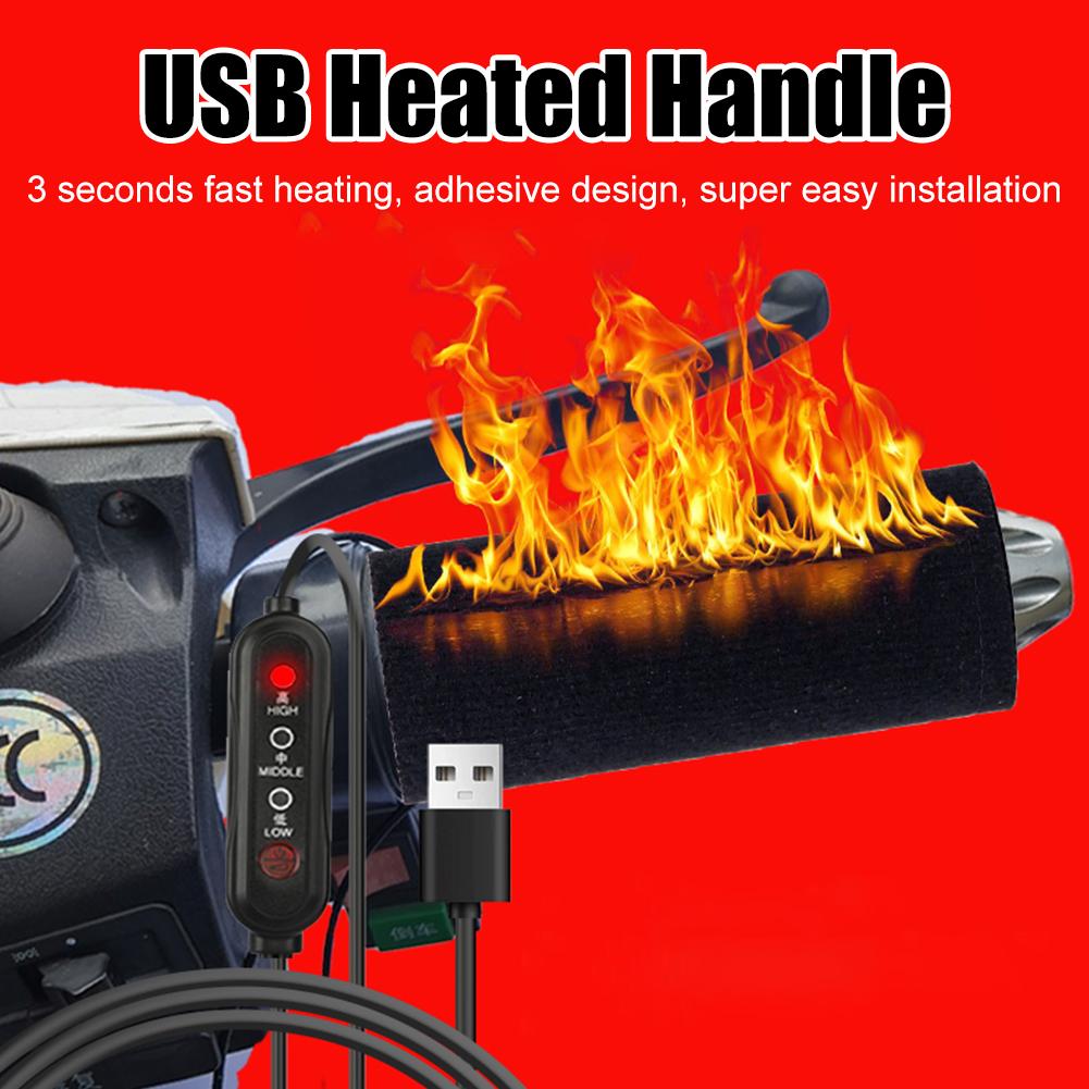 12V 3단 기어 오토바이 열선 핸들 그립 조절 가능한 - Handlebar Grip Heated 리뷰 및 가격