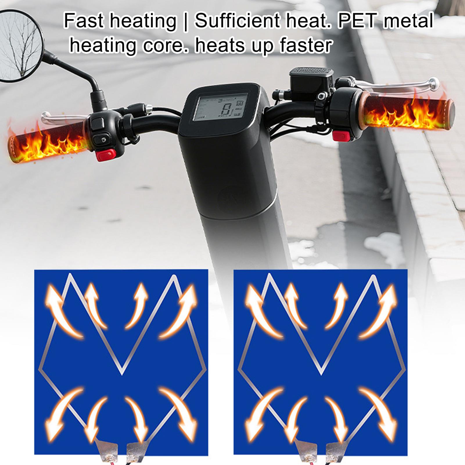 오토바이 히팅 그립 3단계 온도 조절 5V USB 포트 - Handlebar Grip Heated 리뷰 및 가격