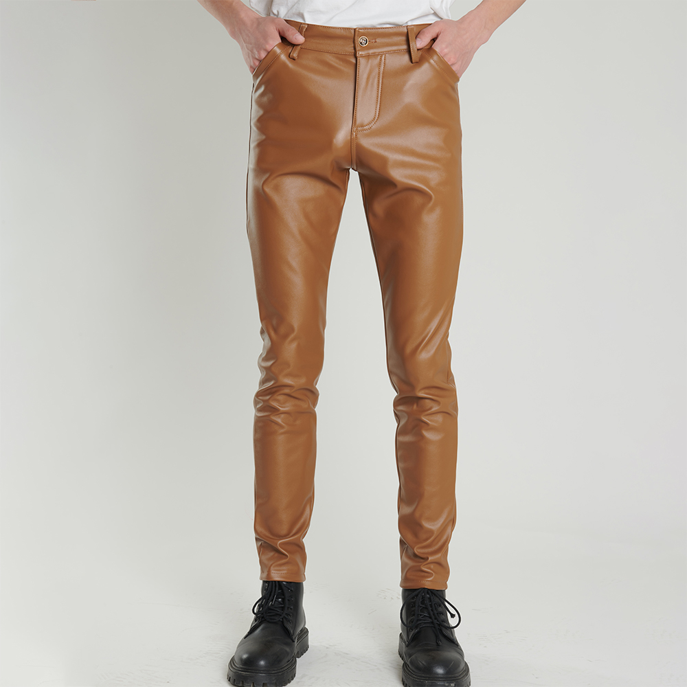 남성용 가죽 바지 스키니 핏 신축성 있는 패션 PU 가 - Motorcycle Gear Mens 리뷰 및 가격